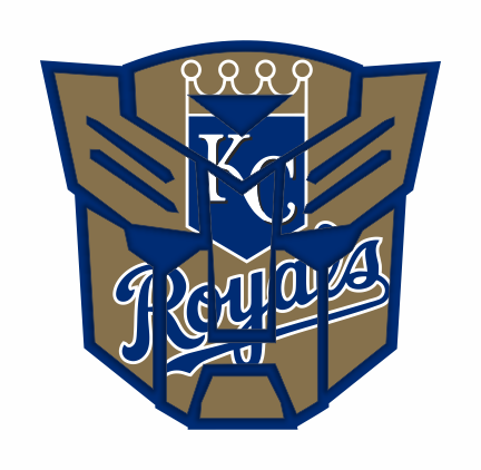 Autobots Kansas City Royals logo vinyl decal